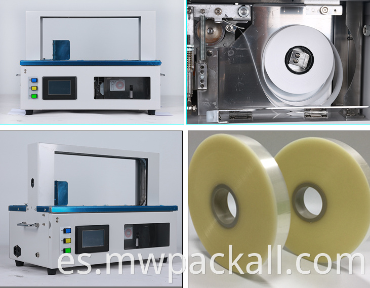 Máquina de banda de borde portátil automático/Herramienta de impresión eléctrica P/Pet Máquina de banda de correa de plástico